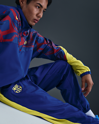 FC Barcelona Starting 5 Fourth Men's Nike Soccer Woven Pants. Nike.com